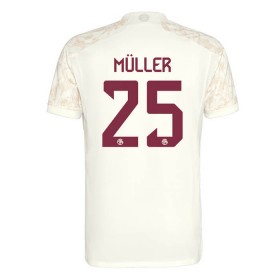 Koszulka FC Bayern Monachium Muller 25 Champions League Dziecięcy Trzeci 2023-24 Koszulki Piłkarskie Krótki Rękaw